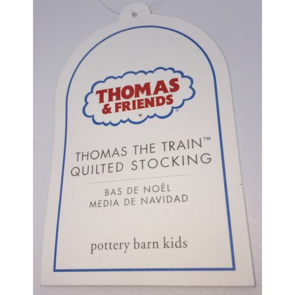 Pottery Barn Kids Rito Christmas Stocking Thomas and Friends Tank Engine Train - Picture 5 of 12